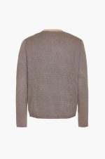 HAMAKI MELANGE DOUBLE ROUND NECK KNITWEAR - Image 4