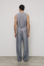 PCOC DOUBLE BREST TEXTURED VESTS - Image 9