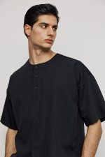 PCOC HALF BUTTONED SHORTSLEEVE T-SHIRT - Image 4