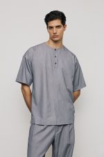 PCOC HALF BUTTONED SHORTSLEEVE T-SHIRT - Image 7