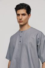 PCOC HALF BUTTONED SHORTSLEEVE T-SHIRT - Image 9