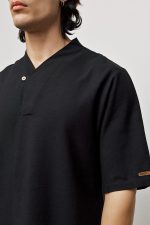 PCOC DEEP V-NECKLINE ONE BUTTON SHIRT - Image 11