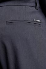 PCOC ELASTIC SLIM FIT PLEATS BELT TROUSERS - Image 9