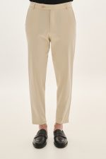 PCOC ELASTIC SLIM FIT PLEATS TROUSERS - Image 2