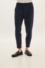 PCOC ELASTIC SLIM FIT PLEATS TROUSERS - Image 4