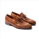 LEATHER LOAFERS WITH BUCKLE - Image 4