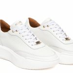 MAXIM LEATHER LOW TOP CHUNKY SNEAKERS - Image 8