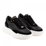 MAXIM LEATHER LOW TOP CHUNKY SNEAKERS - Image 2