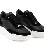 MAXIM LEATHER LOW TOP CHUNKY SNEAKERS - Image 3