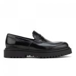 LEATHER TRACK SOLE LOAFERS - Image 4