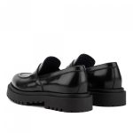 LEATHER TRACK SOLE LOAFERS - Image 5
