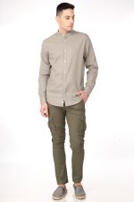 REBASE REGURAL FIT CARGO TROUSERS - Image 3