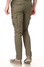 REBASE REGURAL FIT CARGO TROUSERS - Image 4