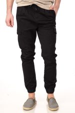 CARGO RIBBED LEGBAND TROUSERS - Image 3