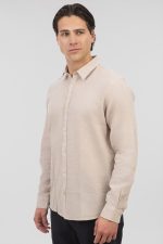 REBASE COTTON LINO TEXTURED SHIRT - Image 4