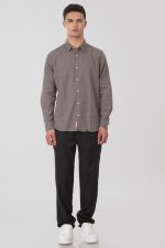 REBASE COTTON LINO TEXTURED SHIRT - Image 12