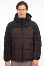 REBASE RETRO 2 COLOUR QUILTED JACKET - Image 2