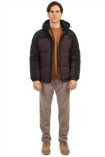 REBASE RETRO 2 COLOUR QUILTED JACKET - Image 3