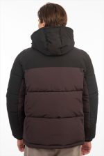 REBASE RETRO 2 COLOUR QUILTED JACKET - Image 4