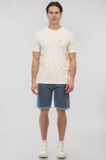 DENIM RIPPED BERMUDA SHORTS - Image 5