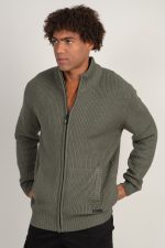 HIGH NECK KNITWEAR CARDIGAN