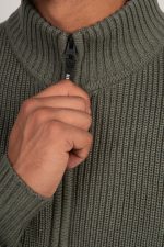 HIGH NECK KNITWEAR CARDIGAN - Image 10