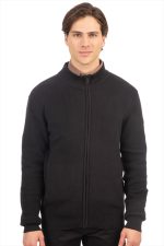 HIGH NECK KNITWEAR CARDIGAN - Image 2