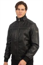 ECO LEATHER BIKER JACKET - Image 4