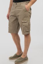REBASE TEXTURED CARGO SHORTS - Image 3