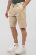 REBASE LINEN BLEND SHORT WITH WAISTBAND - Image 4