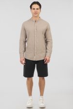 REBASE LINEN BLEND SHORT WITH WAISTBAND - Image 11