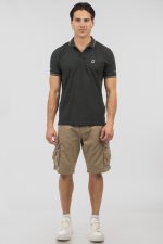 REBASE REGULAR FIT CARGO SHORTS - Image 4