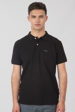 REBASE POLO PIQUE LOGO COLLAR TEE - Image 15