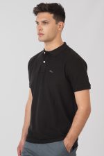 REBASE POLO PIQUE LOGO COLLAR TEE - Image 17
