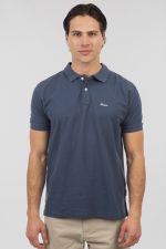 REBASE POLO PIQUE LOGO COLLAR TEE - Image 3