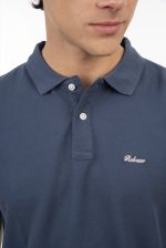 REBASE POLO PIQUE LOGO COLLAR TEE - Image 6