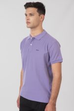 REBASE POLO PIQUE LOGO COLLAR TEE - Image 8