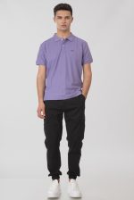 REBASE POLO PIQUE LOGO COLLAR TEE - Image 9