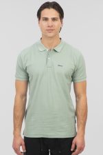 REBASE POLO PIQUE LOGO COLLAR TEE - Image 11