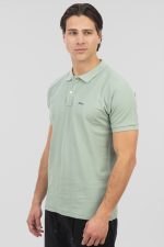 REBASE POLO PIQUE LOGO COLLAR TEE - Image 12