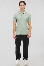 REBASE POLO PIQUE LOGO COLLAR TEE - Image 13