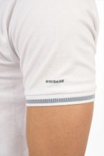 REBASE POLO PIQUE MELANGE COLLAR LOGO - Image 12