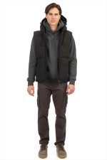 REBASE PUFFER GILET HOODIE - Image 4