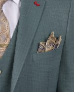 DZINE 3PIECE SLIM FIT SUIT IN PATTERNED - Image 3