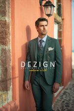 DZINE 3PIECE SLIM FIT SUIT IN PATTERNED - Image 4