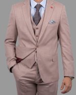 DEZIGN 3PIECE SLIM FIT SUIT IN PATTERNED - Image 2