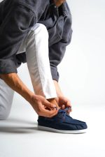 SUEDE ECO LEATHER BOAT SHOES - Image 2