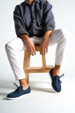 SUEDE ECO LEATHER BOAT SHOES - Image 3