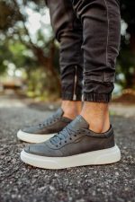 MONOCHROME CHUNKY SOLE SNEAKERS