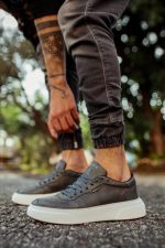 MONOCHROME CHUNKY SOLE SNEAKERS - Image 2